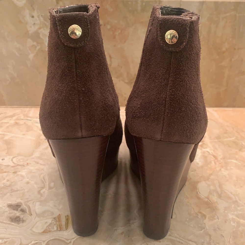 Michael Kors wedge booties in suede - Picture 8 of 8